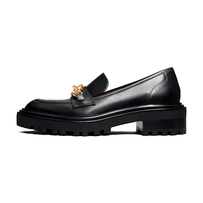 (W) TORY BURCH Jessa Loafer 'Black Fashion'