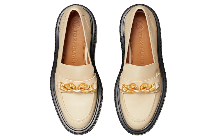 Shop (W) TORY BURCH Jessa Loafer 'Putih Krim' 87254-191