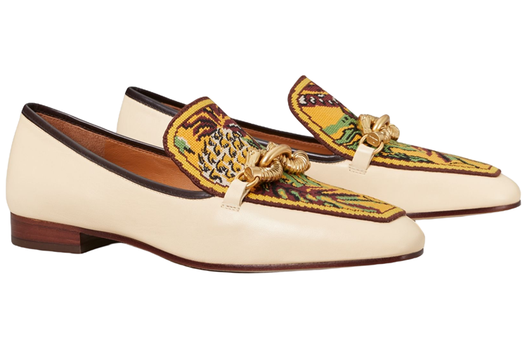 (W) TORY BURCH Jessa Loafer 'Cream White' 圖 2