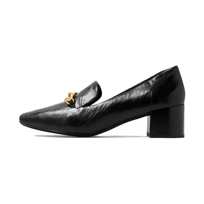 (W) TORY BURCH Jessa Loafer Pump 'Black Leather'