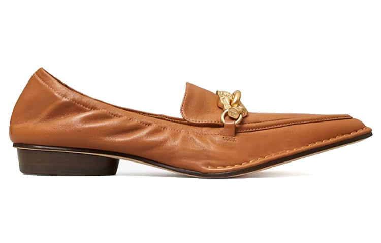 (W) TORY BURCH Jessa Pointy-Toe Loafer 'Brown' 圖 2