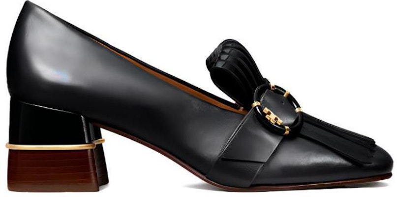 (W) TORY BURCH Kasut Tumit Kiltie Loafer 'Hitam' 86717-004 Order (W) TORY BURCH Kasut Tumit Kiltie Loafer 'Hitam' 86717-004