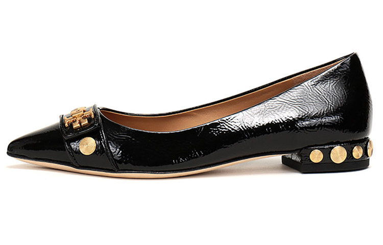 (Women) TORY BURCH Kira 'Black Studded Ballet Flats' 57514-004