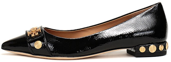 (Women) TORY BURCH Kira 'Black Studded Ballet Flats' 57514-004 (Women) TORY BURCH Kira 'Black Studded Ballet Flats' 57514-004