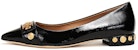 (W) TORY BURCH Kira 'Ballet Flats Hitam Berstud' 57514-004