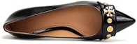 Purchase (W) TORY BURCH Kira 'Ballet Flats Hitam Berstud' 57514-004