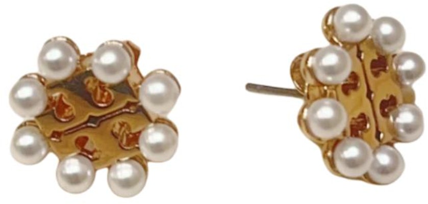 (W) Anting Wanita Tory Burch Kira Double T Logo Stud Warna Brass. 144814-700 Buy (W) Anting Wanita Tory Burch Kira Double T Logo Stud Warna Brass. 144814-700