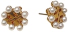 Buy (W) Anting Wanita Tory Burch Kira Double T Logo Stud Warna Brass. 144814-700