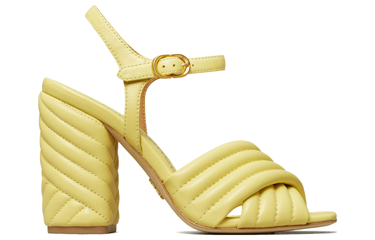 (W) TORY BURCH Kira Quilted High Heel 'Yellow Fashion' 圖 2