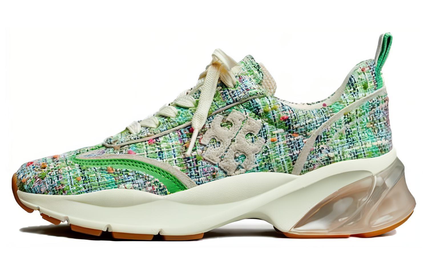 Buy (W) TORY BURCH Zapatos Bajos Verde Cordones Punta Redonda 150969-400