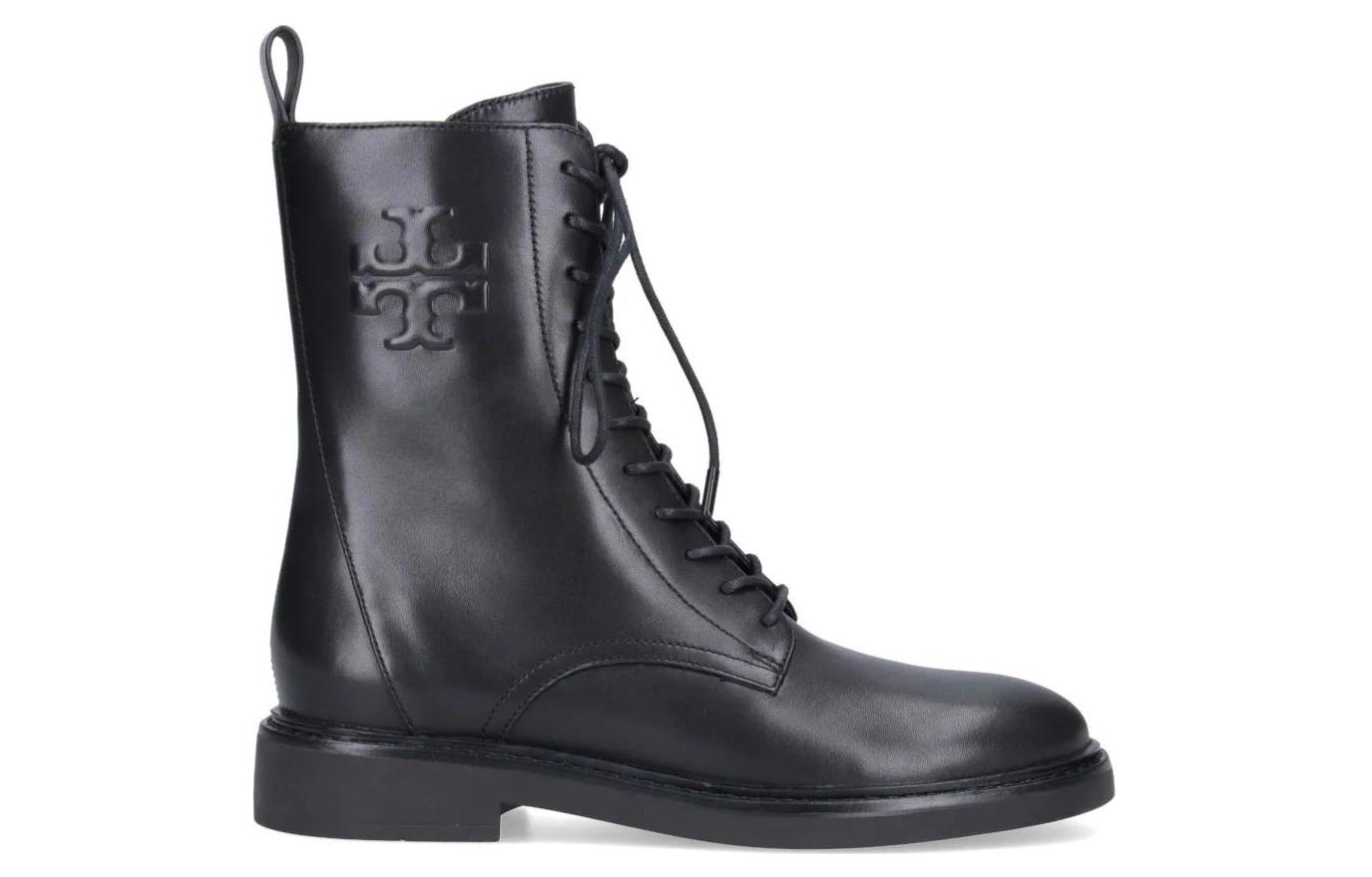 (W) TORY BURCH Leather Ankle Boot 3.5cm 'CMFTable Fashion Black' 圖 2