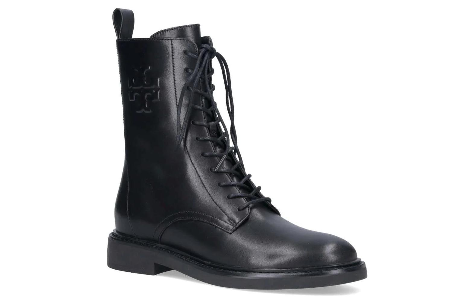 (W) TORY BURCH Leather Ankle Boot 3.5cm 'CMFTable Fashion Black' 圖 3