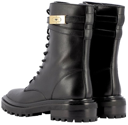 TORY BURCH 皮革短靴 女款 黑色 Shop TORY BURCH 皮革短靴 女款 黑色