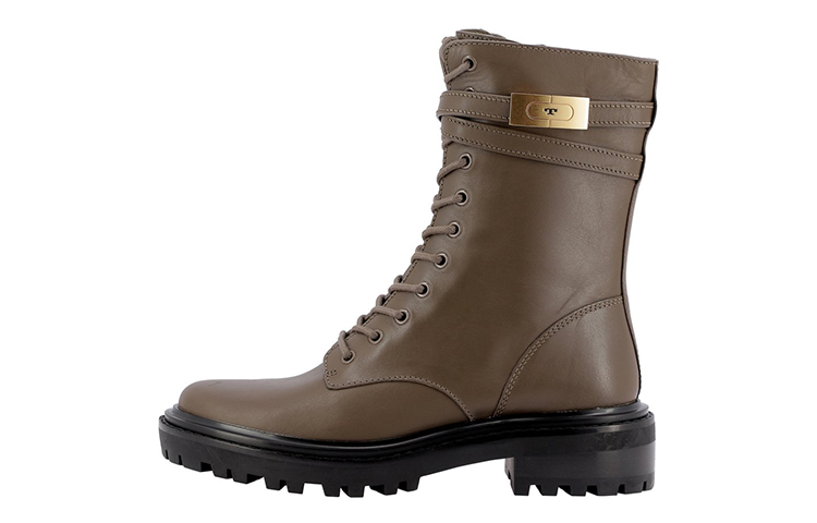 (W) TORY BURCH Leather Ankle Boot 'Brown'