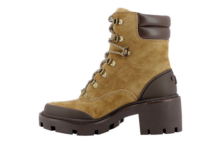 (W) TORY BURCH Leather Ankle Boot 'Yellow'