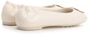 (W) TORY BURCH Flat Balerina Kulit 'Putih Fesyen' 147379-104