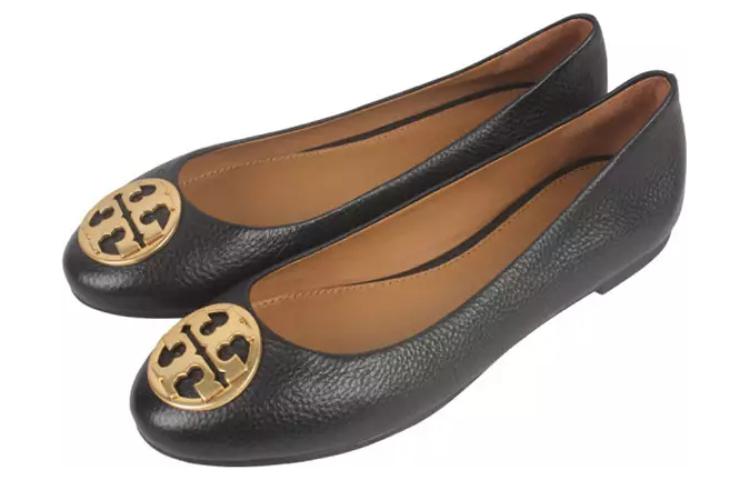 Lookbook (W) TORY BURCH Bailarinas de Cuero 'Negro Clásico' 143666-001
