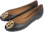 Lookbook (W) TORY BURCH Sepatu Flat Ballet Kulit 'Hitam Klasik' 143666-001