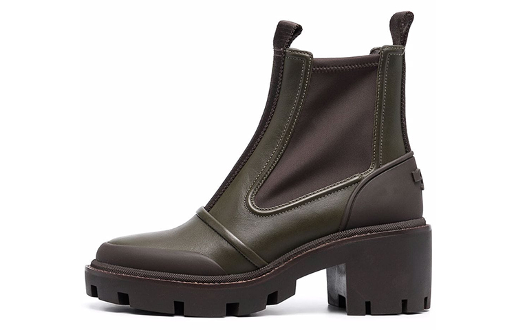(Women) TORY BURCH Leather Block Heel Ankle Boot 'Brown' 83900-300