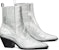 (W) TORY BURCH Tumit Blok Boot Kulit 'Silver' 146028-040