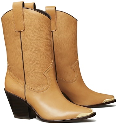 (Women) TORY BURCH Leather Boots 'Brown Fashion Block Heel' 145385-200 Order (Women) TORY BURCH Leather Boots 'Brown Fashion Block Heel' 145385-200