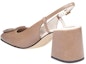 Lookbook (W) TORY BURCH Kulit Buckle Tumit Blok 'Coklat' 136335-200