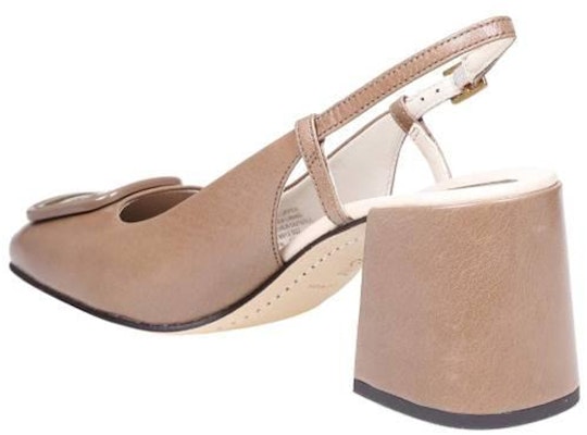 (W) TORY BURCH Heels Blok Kulit Gesper 'Coklat' 136335-200 Lookbook (W) TORY BURCH Heels Blok Kulit Gesper 'Coklat' 136335-200