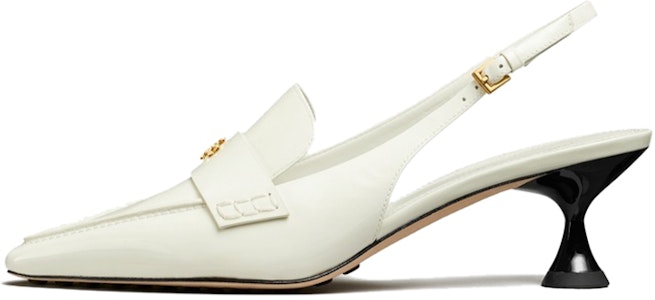 (W) TORY BURCH Tacones Altos de Cuero con Hebilla 'Champagne Heel' 144435-100 Buy (W) TORY BURCH Tacones Altos de Cuero con Hebilla 'Champagne Heel' 144435-100