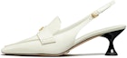 Buy (W) TORY BURCH Tumit Tinggi Kulit Buckle 'Champagne Heel' 144435-100
