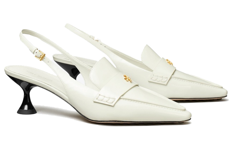 Order (Women) TORY BURCH Leather Buckle High Heels 'Champagne Heel' 144435-100