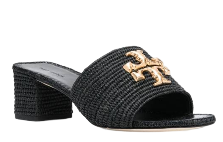 (W) TORY BURCH Leather Casual Open-Toe Slide 'Black' 圖 2