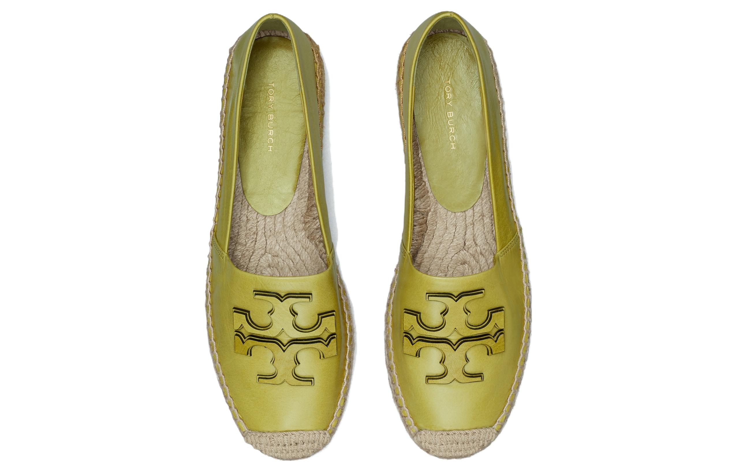 (W) TORY BURCH Leather Espadrille 'Green Logo' 圖 4