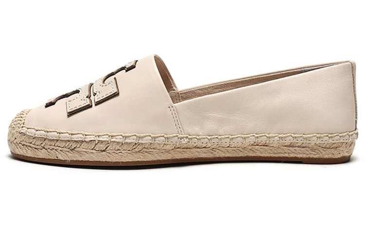 (W) TORY BURCH Leather Espadrilles 'Beige Minimalist'