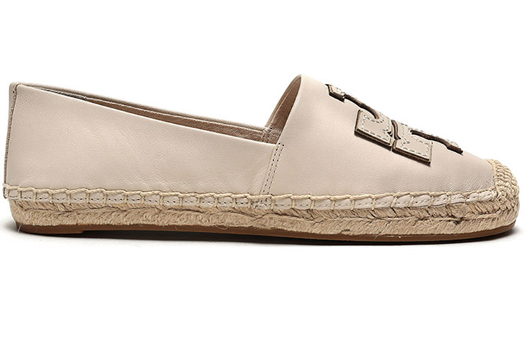(W) TORY BURCH Leather Espadrilles 'Beige Minimalist' 圖 2