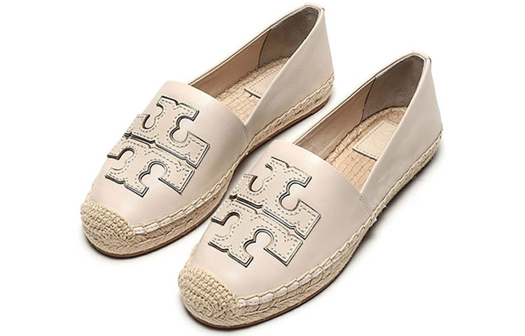 (W) TORY BURCH Leather Espadrilles 'Beige Minimalist' 圖 3