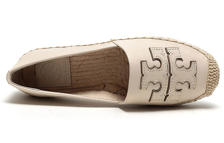 (W) TORY BURCH Leather Espadrilles 'Beige Minimalist' 圖 5