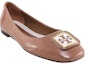 Lookbook (W) TORY BURCH Zapatos Planos de Cuero 'Marrón Claro' 134895-200