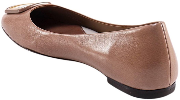 (W) TORY BURCH Zapatos Planos de Cuero 'Marrón Claro' 134895-200 Shop (W) TORY BURCH Zapatos Planos de Cuero 'Marrón Claro' 134895-200