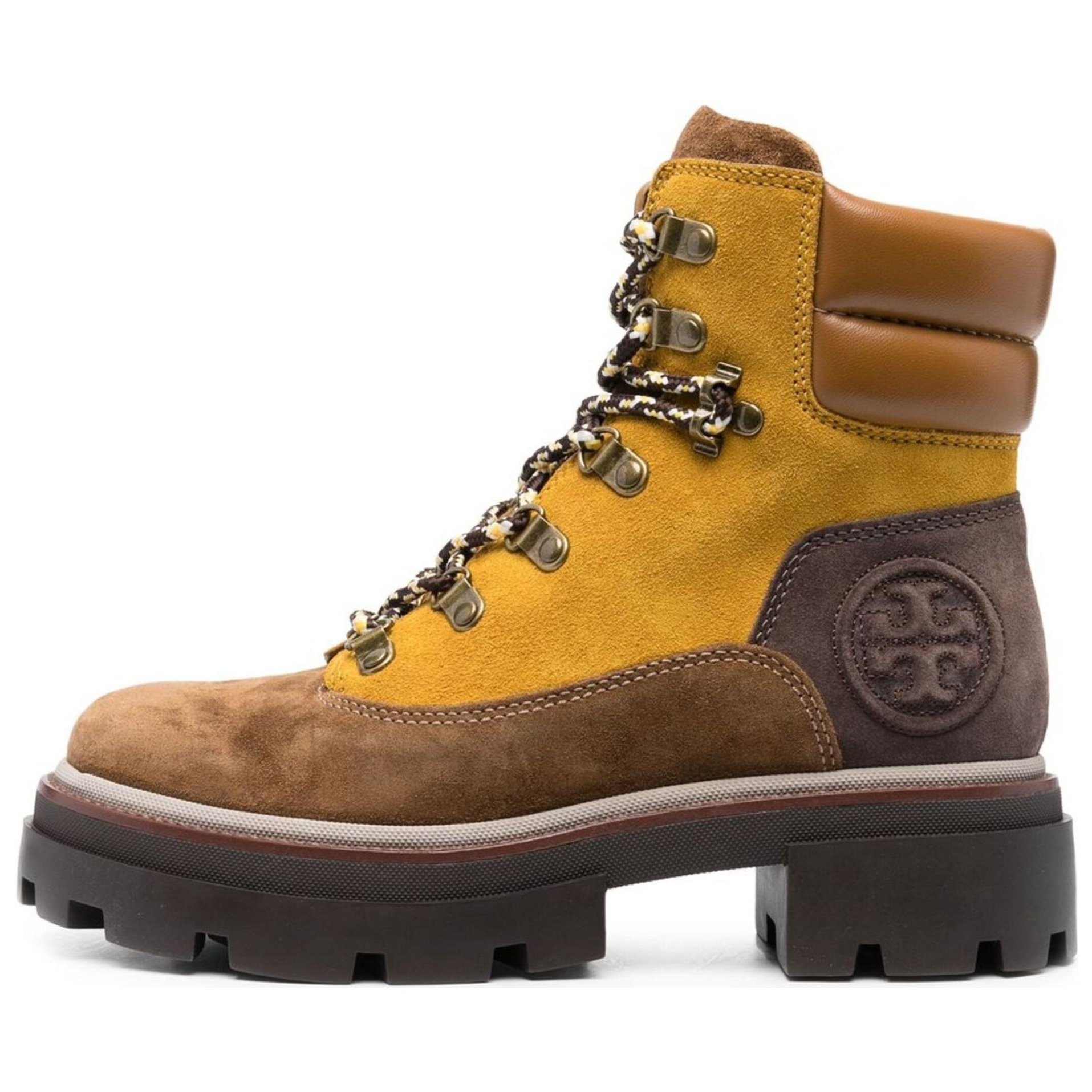 (W) TORY BURCH Leather Fashion Strap Ankle Boot 'Brown'