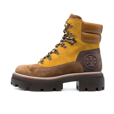 (W) TORY BURCH Leather Fashion Strap Ankle Boot 'Brown'