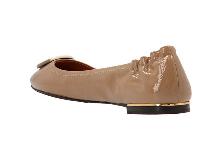 (W) TORY BURCH Leather Flat 'Brown' 圖 3