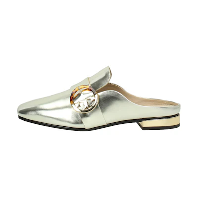 (W) TORY BURCH Leather Flat 'Gold'