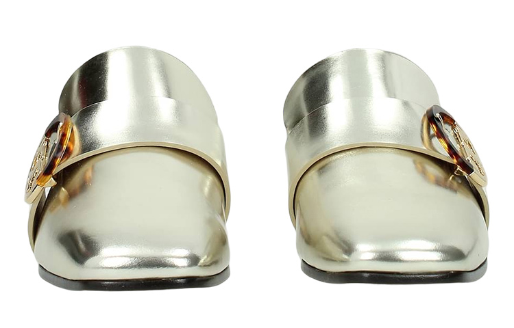 (W) TORY BURCH Leather Flat 'Gold' 圖 3