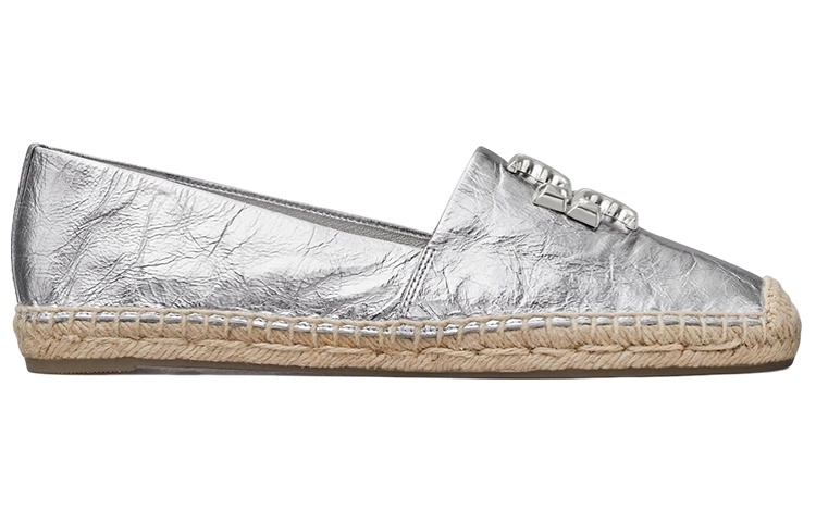 (W) TORY BURCH Leather Flat 'Silver Logo' 圖 2