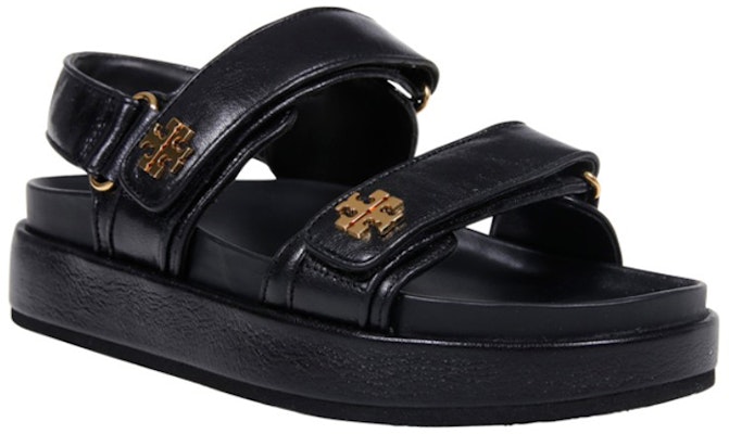 (W) TORY BURCH Selipar Fesyen Kulit Hujung Bulat 'Hitam' 144328-001 Order (W) TORY BURCH Selipar Fesyen Kulit Hujung Bulat 'Hitam' 144328-001