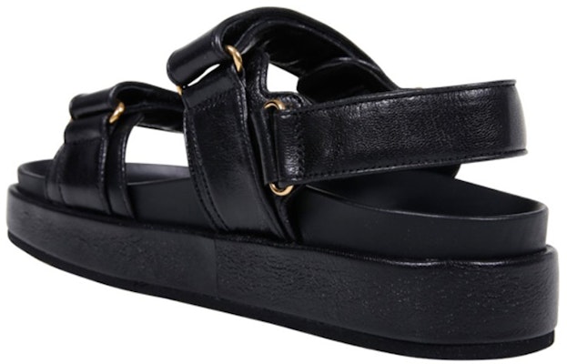 (Women) TORY BURCH Leather Flat Round-Toe Fashion Slide 'Black' 144328-001 Lookbook (Women) TORY BURCH Leather Flat Round-Toe Fashion Slide 'Black' 144328-001