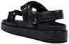 Lookbook (W) TORY BURCH Selipar Fesyen Kulit Hujung Bulat 'Hitam' 144328-001