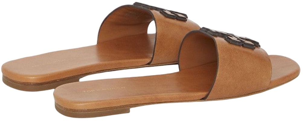 (W) TORY BURCH Sandalia Plana de Cuero 'Brown Fashion Slide' 149466-240 Shop (W) TORY BURCH Sandalia Plana de Cuero 'Brown Fashion Slide' 149466-240