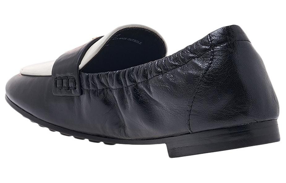 Order (W) トリーバーチ レザー フラットスリッポン (白黒) 147427-960