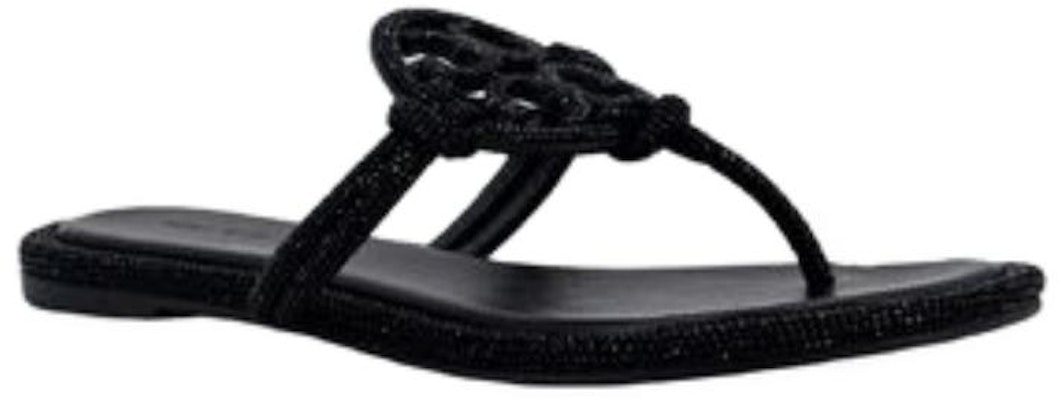 (Women) TORY BURCH Miller Knotted Pave Perfect 'Black' 152177-001 Order (Women) TORY BURCH Miller Knotted Pave Perfect 'Black' 152177-001